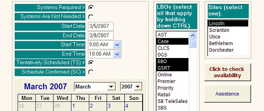 resource scheduling